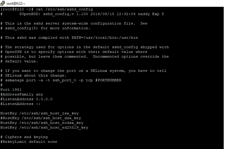 how to check ssh port number in windows