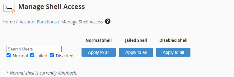 manage-shell-access